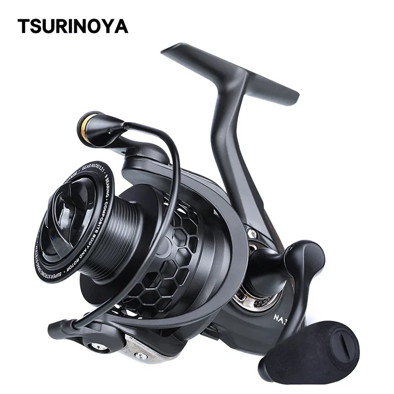 Kastking Reel Zephyr - Tsurinoya-ロングキャスティングスピニングフィッシングリールna 2000 3000 4000 5000,最大12kg,トロール網5.2:1,パイク,バス,コイ,タックル,送料無料