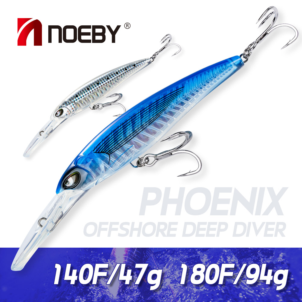 Fishing Lure Crankbait - ノエビー ディープダイバー トローリングミノー 140mm 47g 180mm