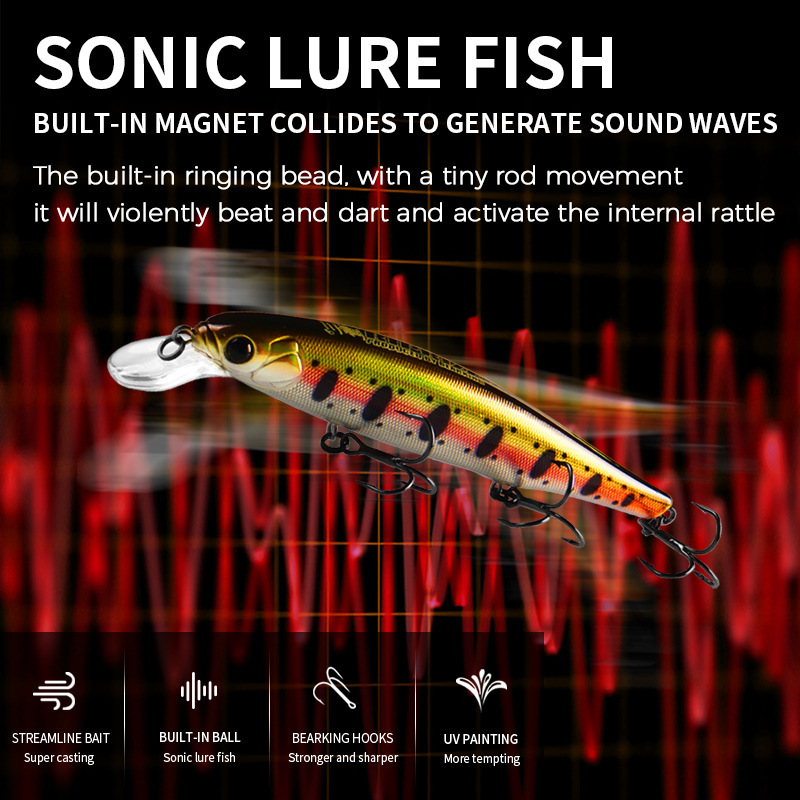 ベアリング-鯉釣り用の人工餌,ルアー,ジャーキングベイト,ダ - Fishing Lure Crankbait のレビューと価格