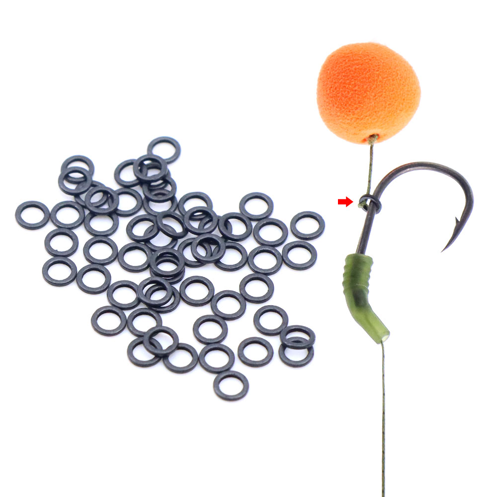 50 個鯉釣りアクセサリーラウンドリングスイベルヘアチョッド - Fishing Lure Making Kit のレビューと価格