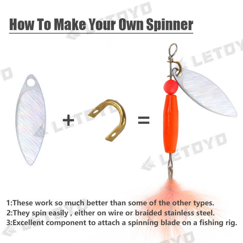 スプーン、釣りルアー、スピナーメタルスピナー、ステンレス鋼パ - Fishing Lure Spinner のレビューと価格