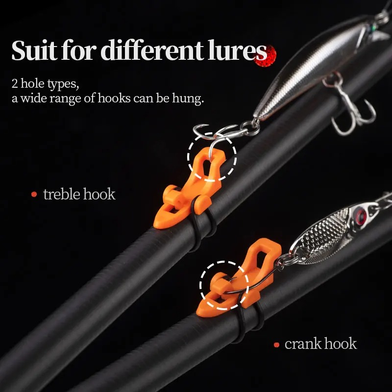 10-30 個釣り竿ポールフックキーパールアーベイトホルダー - Fishing Lure Jig のレビューと価格